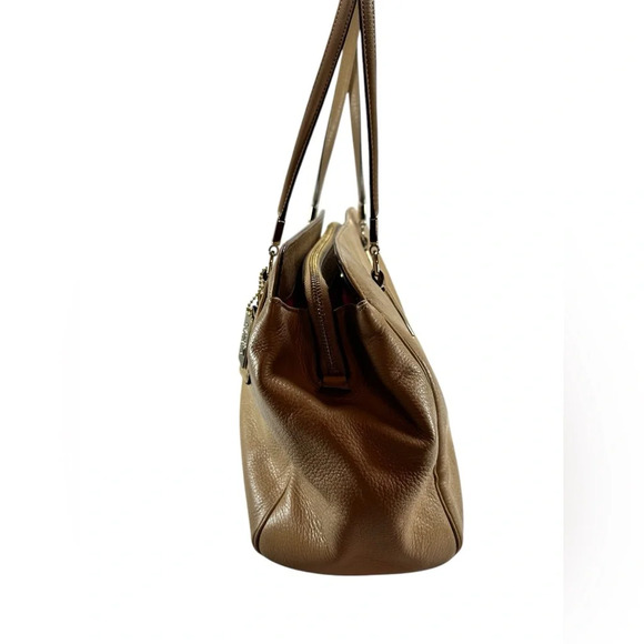 Coach Madison No. E1373-25161 Brown Leather Shoulder Bag Pre-Owned Genuine - Picture 3 of 14